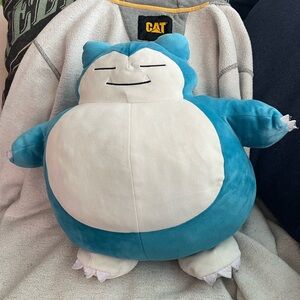 Pokemon Snorlax Blue and White Plush 16 inch